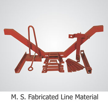 V Cross Arm / All type Clamps / M S Fabrications