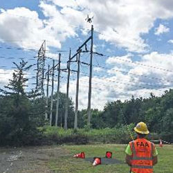 overhead line underground cable