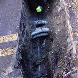 overhead line underground cable