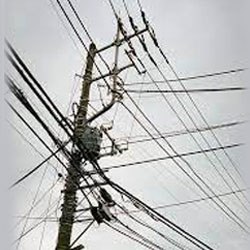 overhead line underground cable